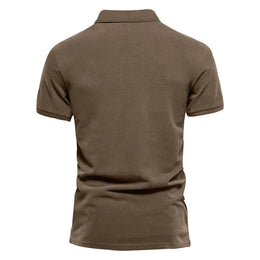 Men Polo Shirt Short Sleeve Breathable Soft Regular Fit Casual Business Golf Summer Daily Work Outdoor Lightweight Basic Tops