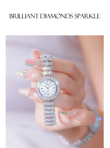 KissIcon UTHAI Mermaid Diamond Waterproof Quartz Watch