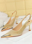 3716-6 Apricot / 39(Foot24.5cm) / CHINA