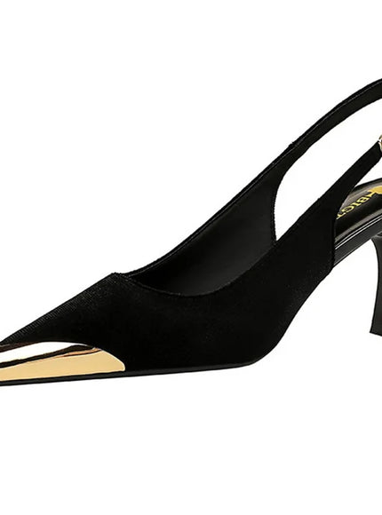 Elegant Women Green High Heel Velvet Pumps Wedding