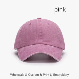 SLECKTON Custom Logo Retro Baseball Cap for Men and Women DIY Design Letter Embroidery Hat Customize Cap Graphic Print Wholesale
