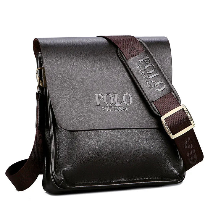 Men's Trendy Inclined Shoulder Bag Leisure Business Single Shoulder Polo Vertical Bag
