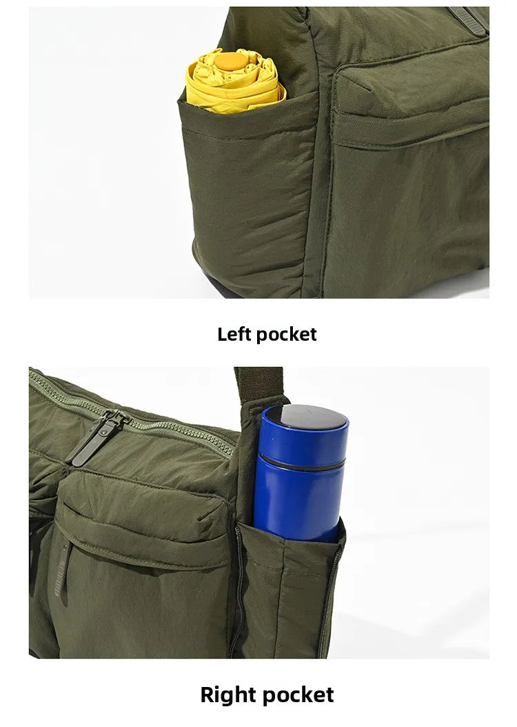 2026 NEW Top Quality Thickened Casual Messenger Bag, Single Shoulder Large Capacity Laptop Multi Pocket Sports Bag for Men Women