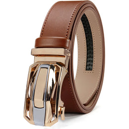 Men Belts Leather Waist Strap Male Automatic Buckle Waistband Mens High Quality Girdle Belts for Women Men Gifts 105 115  125cm