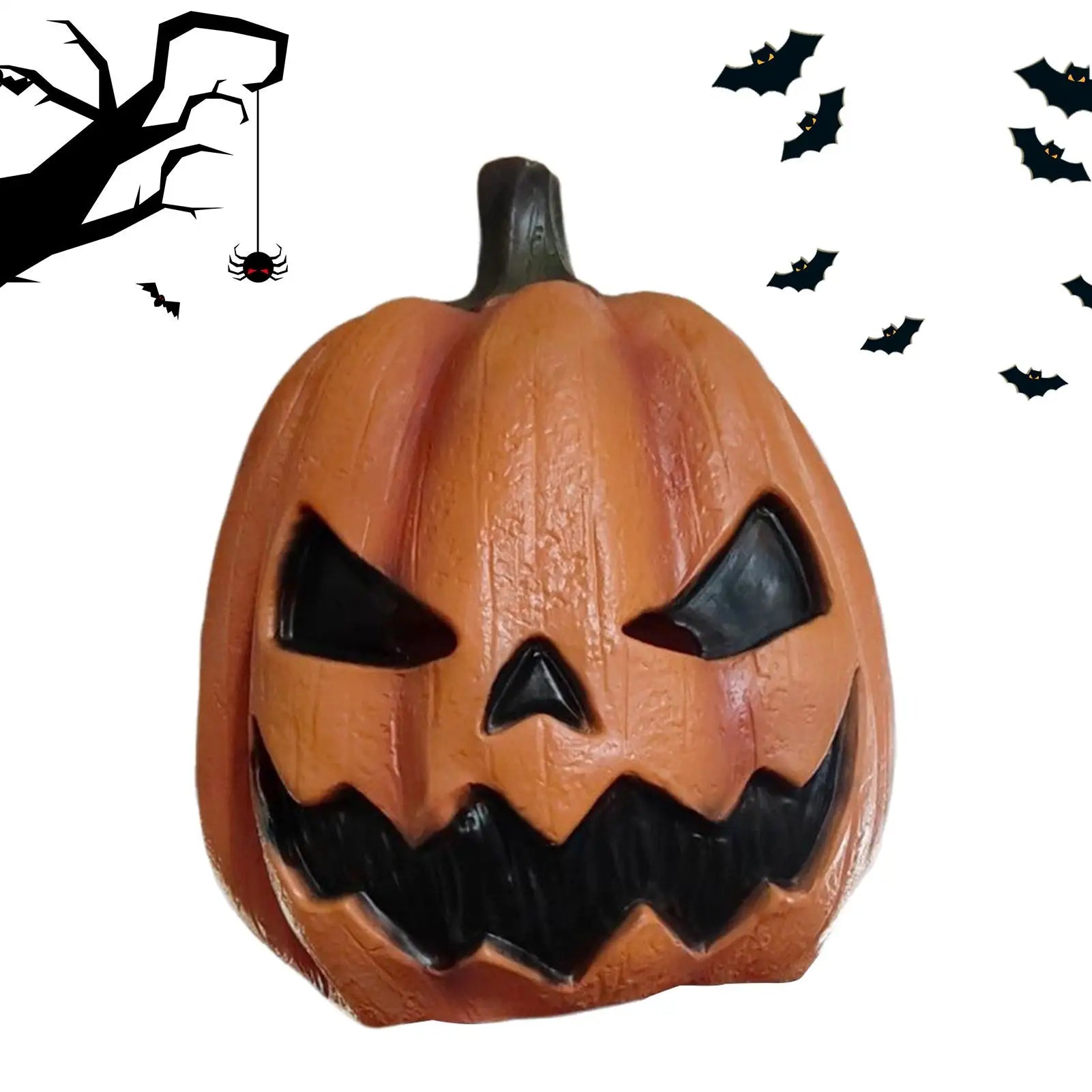 Creepy Party  Scary Halloween Costumes Pumpkin Head Cover Creepy Cosplay  Headdress For Party And Trick Prop  Adult Party Mask