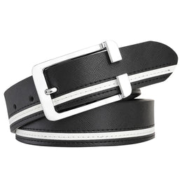 Luxury Brand Belts for Men &Women Unisex Fashion Shiny White Design pin Buckle High Quality Waist Leather Belts ceinture homme