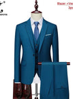 Lake Blue 3Pcs / 4XL (US XL)