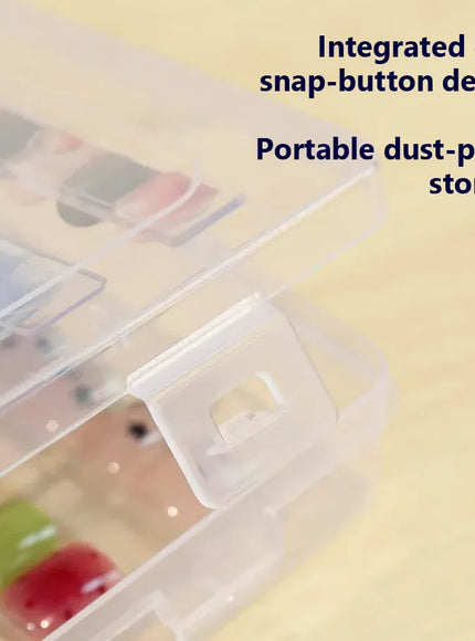 KissIcon Empty Nails Storage Box With Tape And