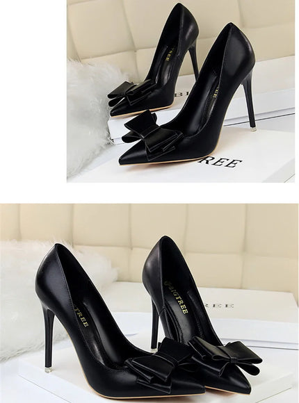 Fashion Sweet Women High Heel Shoes Blue Yellow