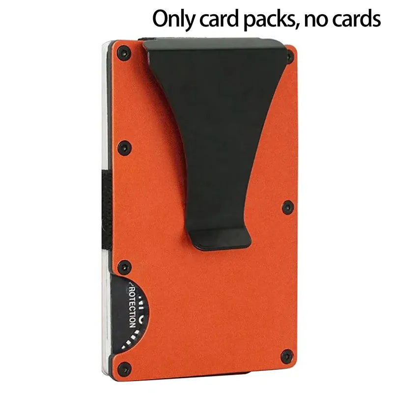 Minimalist Wallet For Men & Women - Slim RFID Wallet, Scratch Resistant, Credit Card Holder & Money Clip, Easily Removable Money