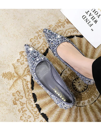 2024 Version Fashion Style Sequin Women's Shoes Shallow