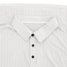 Cross-border Autumn Men's Classic Casual American Lapel Button-up Long-sleeved T-Shirt Elastic Pit Strip Polo Shirt