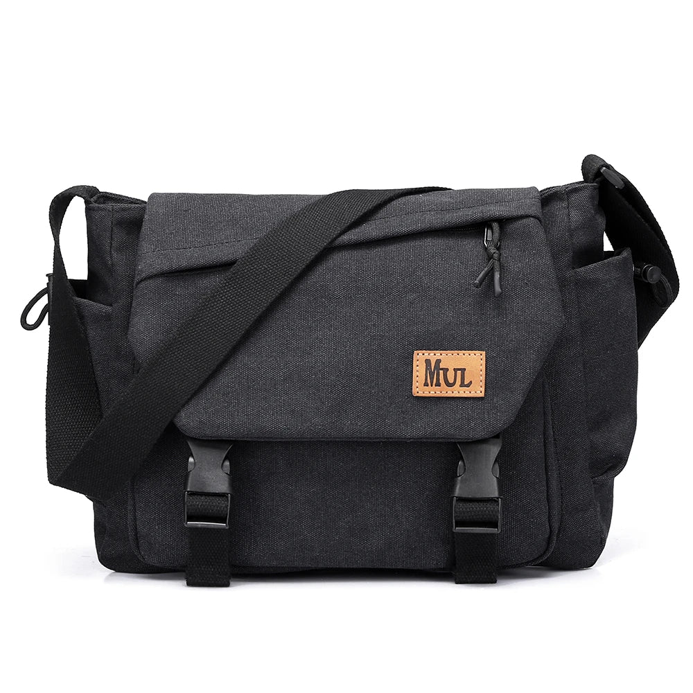 Men's Casual Crossbody Bag Large Capacity Single Shoulder Bag Commuter Mailman Bag Lightweight Leisure Backpack for Business