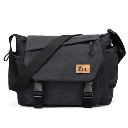Men's Casual Crossbody Bag Large Capacity Single Shoulder Bag Commuter Mailman Bag Lightweight Leisure Backpack for Business