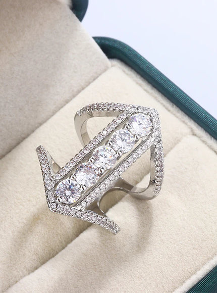 KissIcon New Stylish Finger Ring - Zirconia Luxury