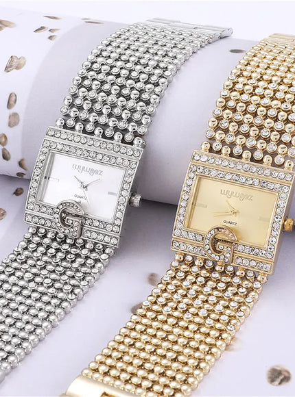 KissIcon UTHAI W31 Womens Luxury Diamond Quartz Watch