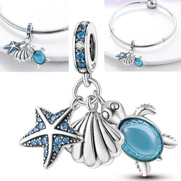 925 Sterling Silver Tree of Life Bead Luminous Firefly Dangle Butterfly Charms Fit Original Bracelet DIY Jewelry Gift for Women
