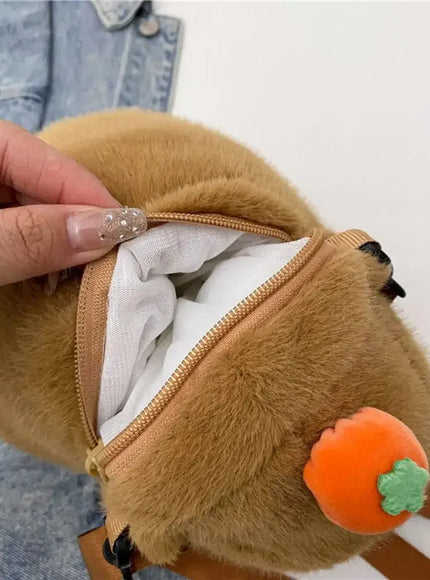 Capybara Mochila Pel Cia Para Meninas Crossbody
