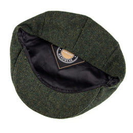 VOBOOM Wool Tweed Herringbone Irish Cap Men Women Beret Cabbie Driver Hat Newsboy Caps Golf Ivy Flat Hats Green Navy Black