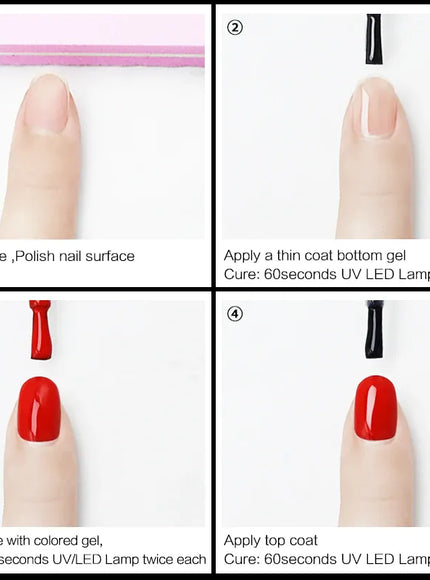 KissIcon Nailco Top Coat And Base Coat Gel