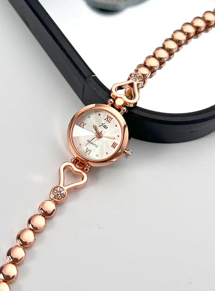 KissIcon Rose Love Bracelet Watch - Compact Exquisite