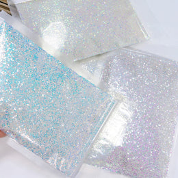 50g/Bag Halloween Luminous Nail Glitter Sequins Glow-In-Dark Phosphor Nail Flakes LongLasting Fluorescent Manicure Sequins 12.25