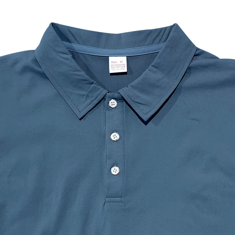 Men Polo Shirt Short Sleeve Breathable Soft Regular Fit Casual Business Golf Summer Daily Work Outdoor Lightweight Basic Tops