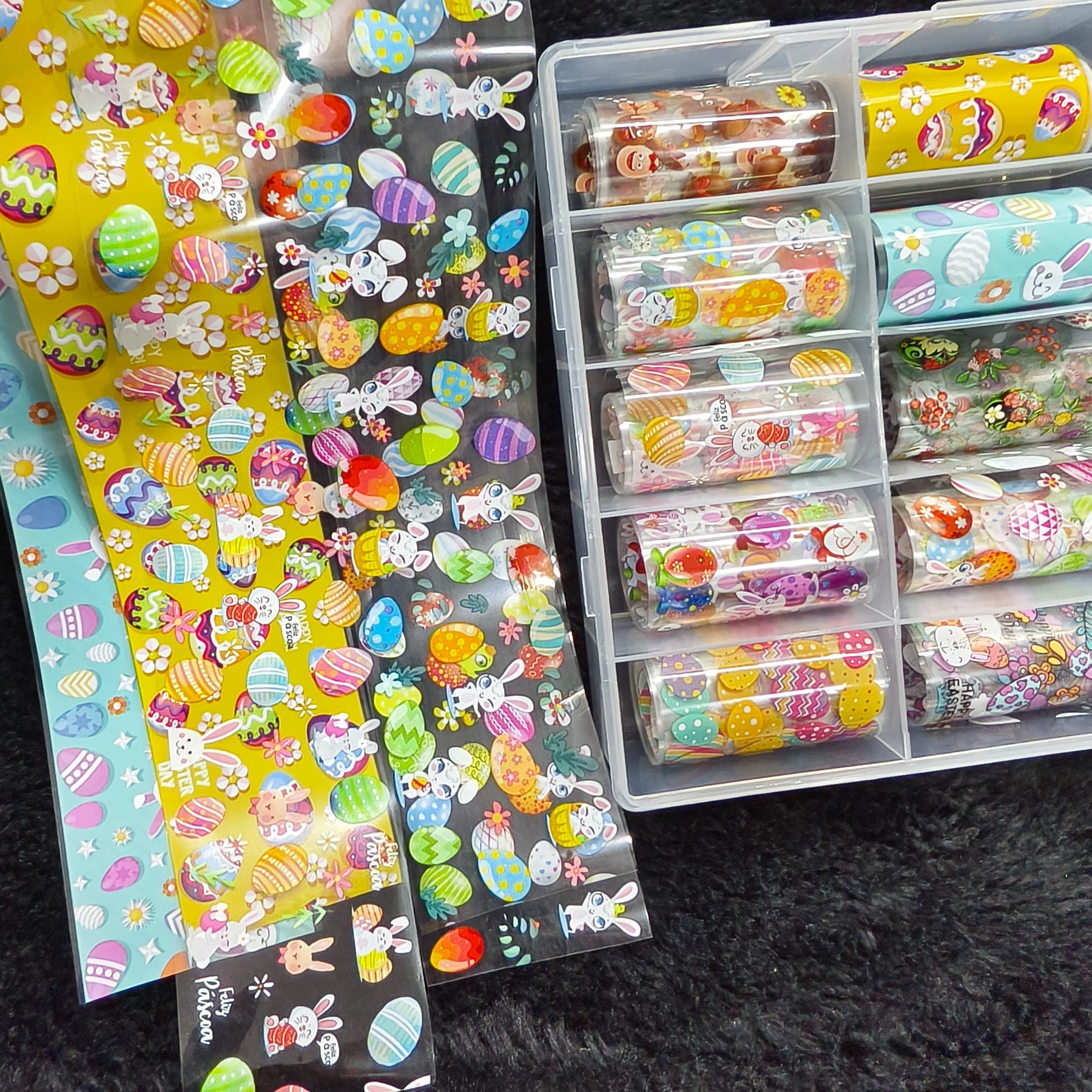 10Rolls Halloween  Christmas  Easter Nail Foils Transfer Paper  Nail Art Stickers   Decal  Nails Decoration