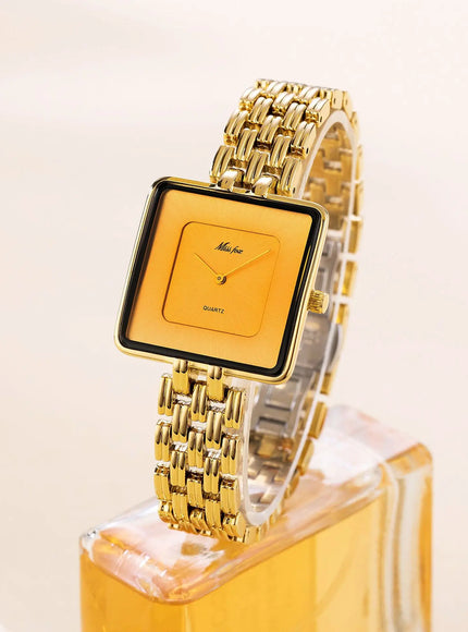 UTHAI Women Watch Luxury Square - Waterproof Quartz
