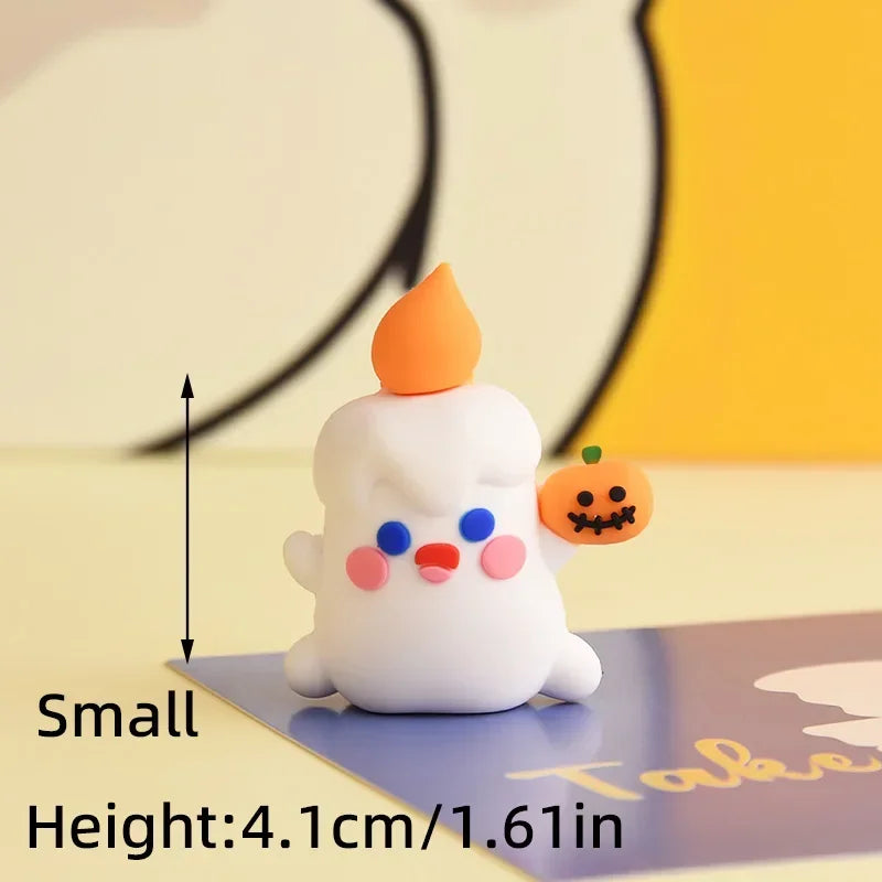 2025 Halloween Cake Decorations Pumpkin Ghost Black Castle Haunted Houses Cake Toppers for Happy Halloween Party Supplies