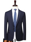 Navy blue 1 buttons / L