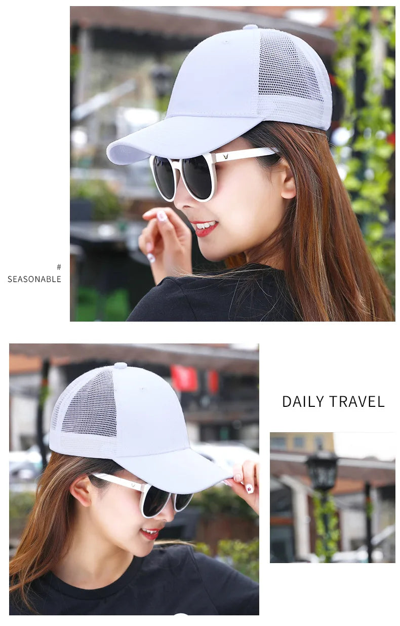 Professional Custom Logo Printing Embroidery Design Mesh Cap Sunscreen Sun Visor Cap Casual Versatile Sun Hat Men Women Hats