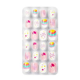KissICON A-1 💋 Child False Nails 24Pcs Box - Easy