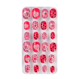 KissICON A-10 💋 Child False Nails 24Pcs Box - Easy
