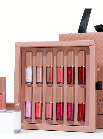 KissICON A 12piece Lip Set – Gloss Glaze Matte