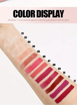 KissICON A 12piece Lip Set – Gloss Glaze Matte
