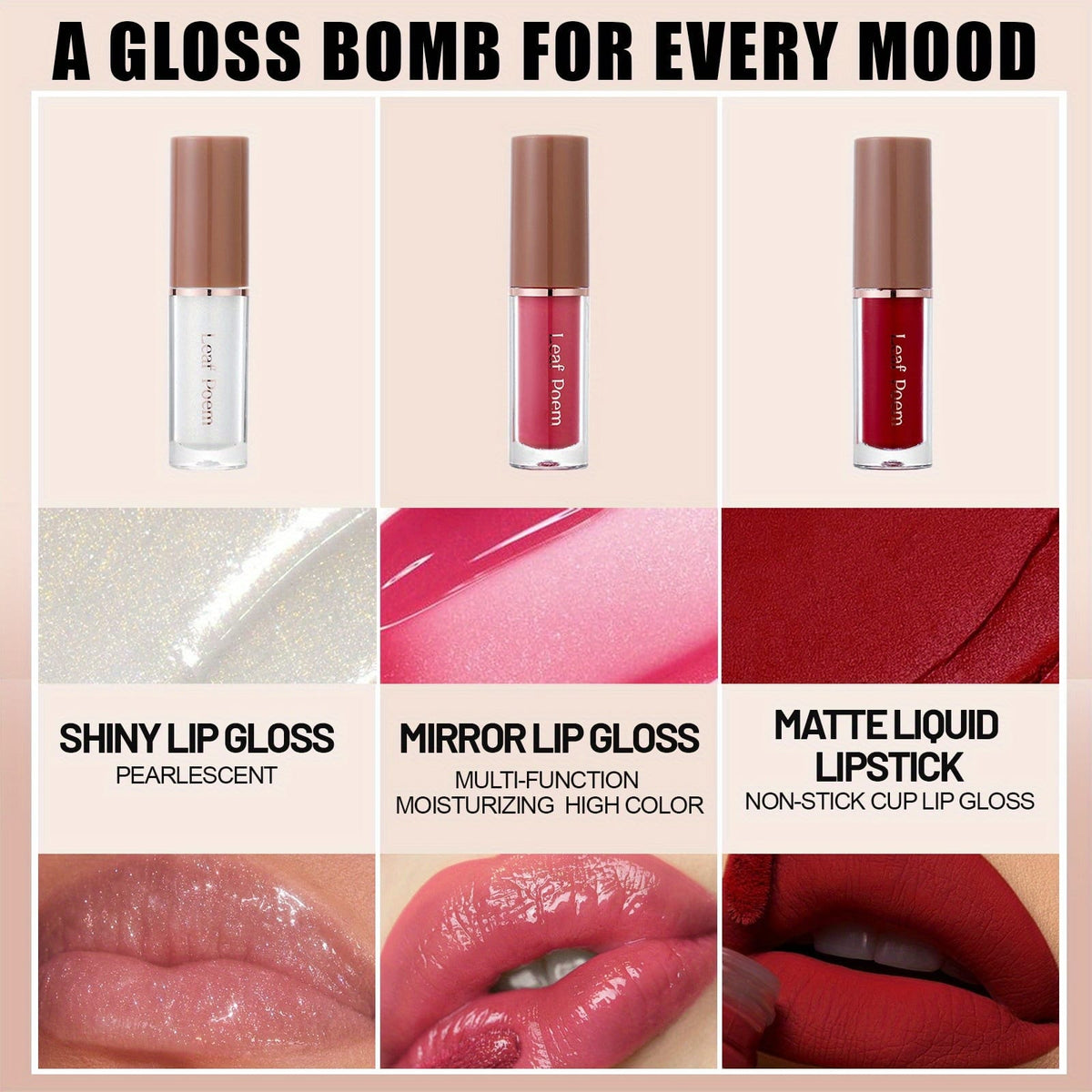 KissICON A 12piece Lip Set – Gloss Glaze Matte