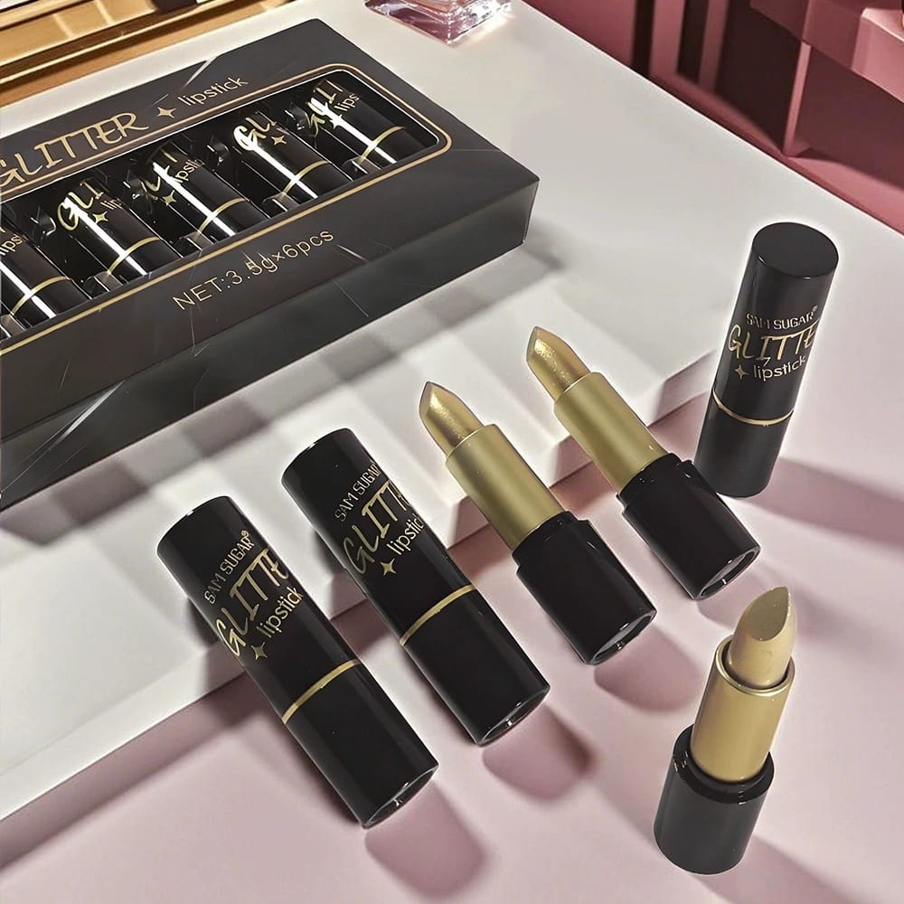 KissICON A 6pc Metallic Diamond Lip Gloss Gift Box