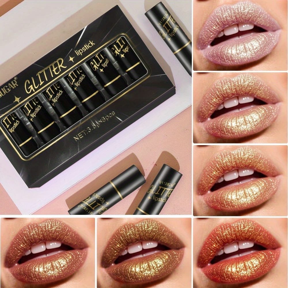 KissICON A 6pc Metallic Diamond Lip Gloss Gift Box