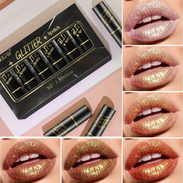 KissICON A 6pc Metallic Diamond Lip Gloss Gift Box