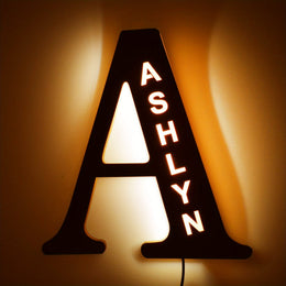 KissICON A Custom LED Name Lamp Personal Gift for Lovers  Family