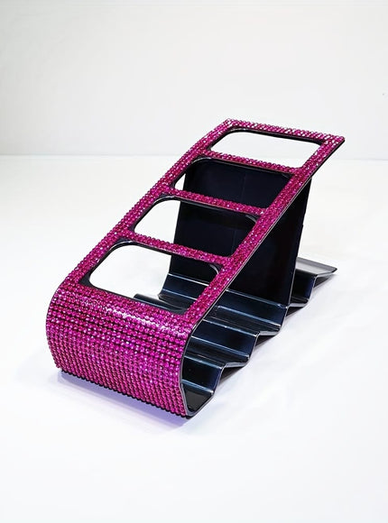 jkthpu-45 A Diamond-Studded Remote Control Organizer for The Tabletop