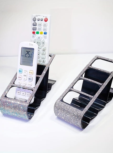 jkthpu-45 A Diamond-Studded Remote Control Organizer for The Tabletop