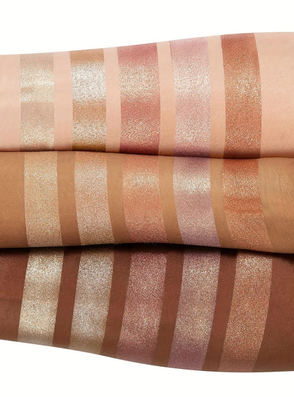 jkthpu-45 A KissIcon Langmanni 5-Color Highlighter & Contour - Longwear