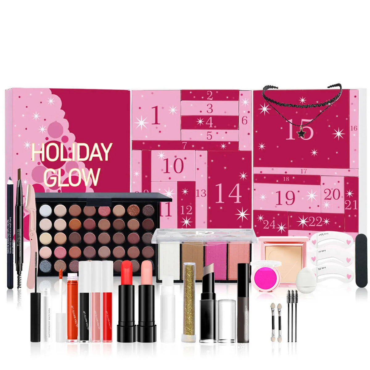 KissICON A KissIcon POPFEEL Christmas Makeup Set - 24pcs All
