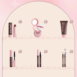KissICON A KissIcon Travel Size Makeup Set - Moisturizing Gift