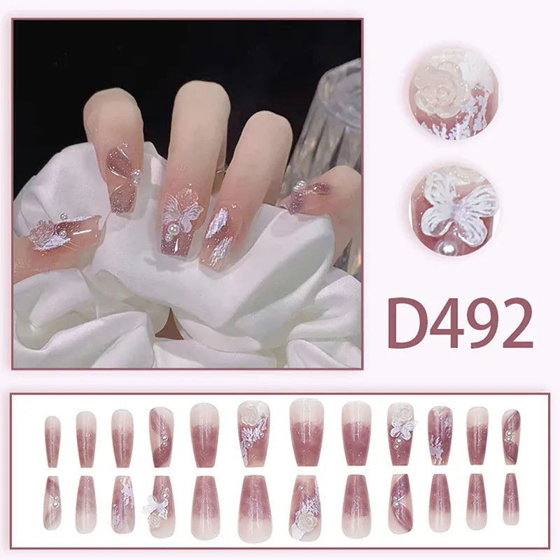 KissICON A10 KissIcon Kids Cute Nails Set 24Pcs - Removable