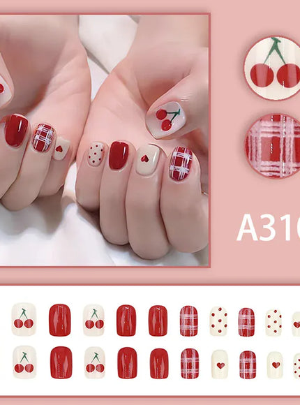KissICON A14 KissIcon Kids Cute Nails Set 24Pcs - Removable