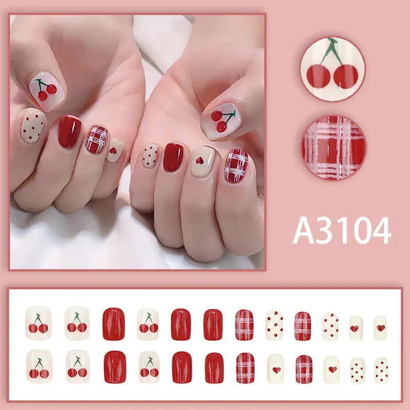 KissICON A14 KissIcon Kids Cute Nails Set 24Pcs - Removable