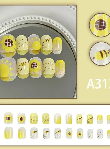 KissICON A21 KissIcon Kids Cute Nails Set 24Pcs - Removable